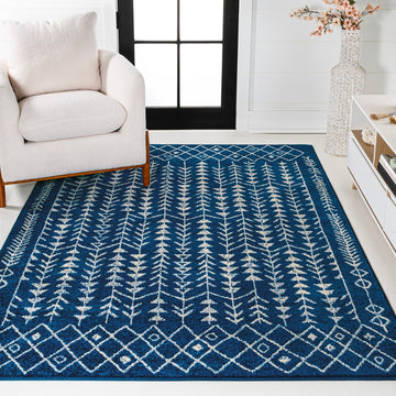 Ziri Moroccan Geometric Area Rug